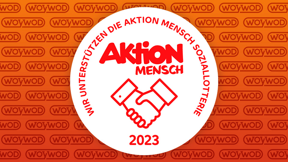 Wir unterst&uuml;tzen die Aktion Mensch